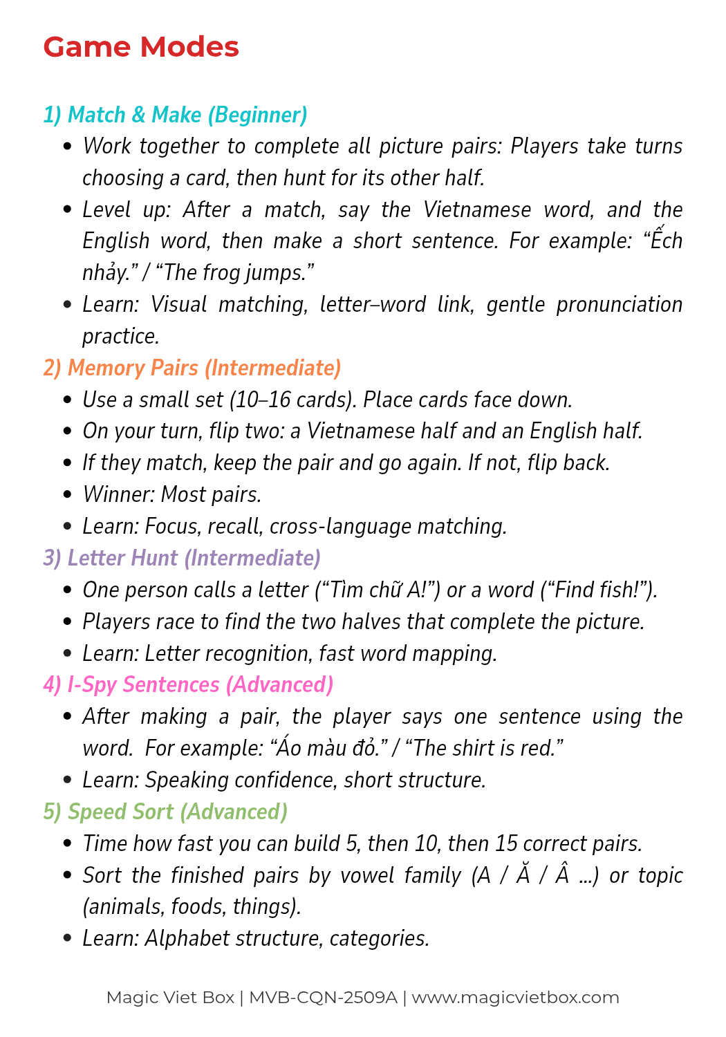 Magic Việt Box Chữ Quốc Ngữ Edition